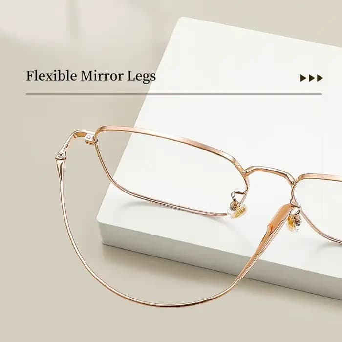 Monture de lunettes en titane ultralégère pour femmes