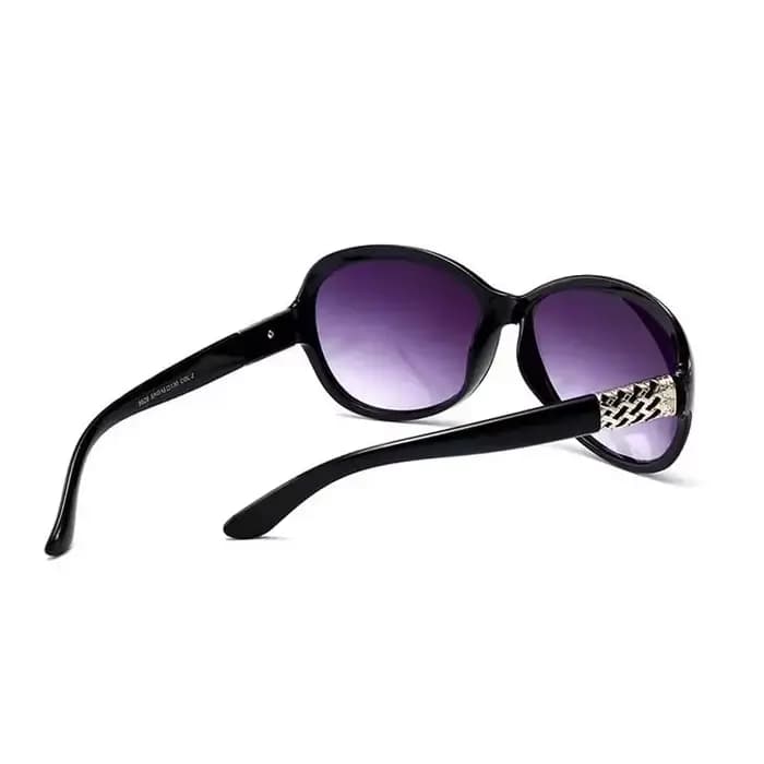 Lunettes de soleil ovales surdimensionnées vintage pour femme