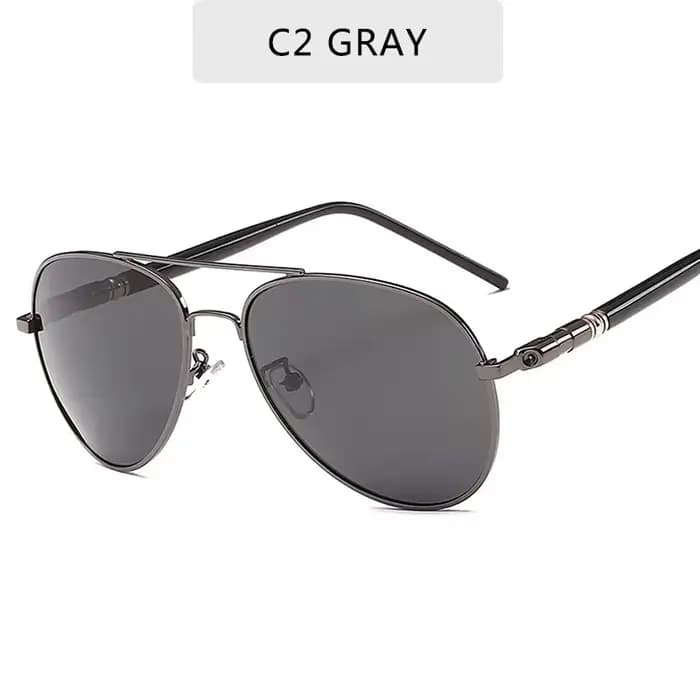 Lunettes de soleil hommes polarisées mode classique pilote