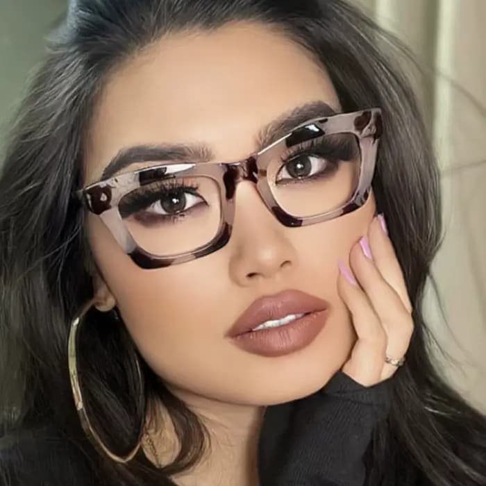 Monture de lunettes carrée pour femme