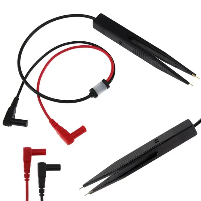 Pince de test multi-usages SMD SMT, pince de test, sonde de plomb, multimètre numérique, pince à épiler pour IC 02/10/2018 puzzles mesure d'itance