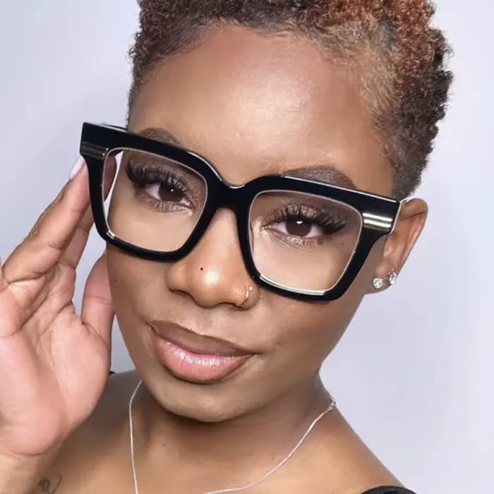 JAEVAR nouveau carré grand cadre lunettes