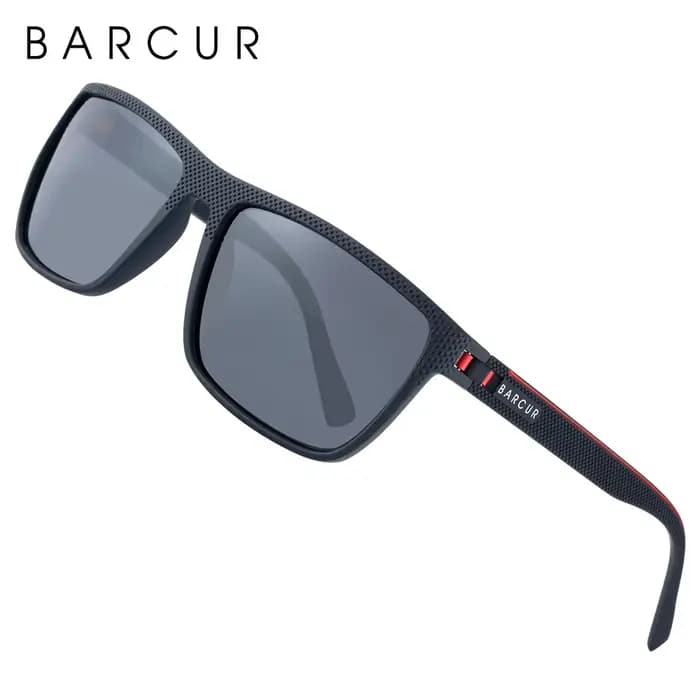 BARCUR lunettes de soleil en plein air pour hommes polarisées pêche voyage TR90
