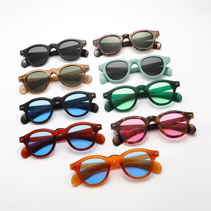 Lunettes de Camping ovales imprimées léopard
