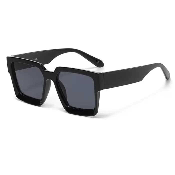 Marque Vintage carré lunettes de soleil femmes hommes rétro luxe concepteur noir