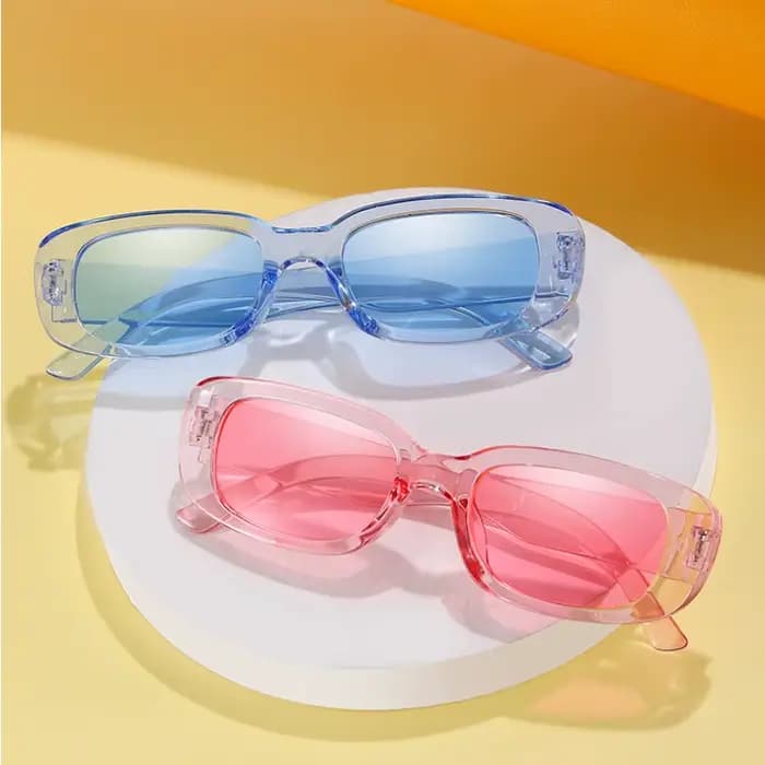 Petites lunettes de soleil carrées pour femmes