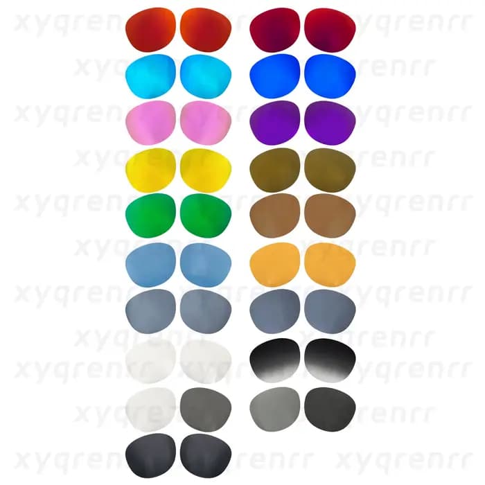 Xyqrenrr lentille de remplacement polarisée pour Oakley Latch OO9265 | Loquet Asian Fit(AF) OO9349 Lunettes de soleil anti-rayures | Résistant aux chocs