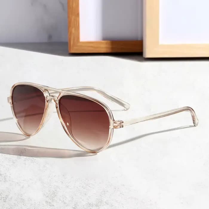 Lunettes de soleil miroir rétro ultralégères et légères