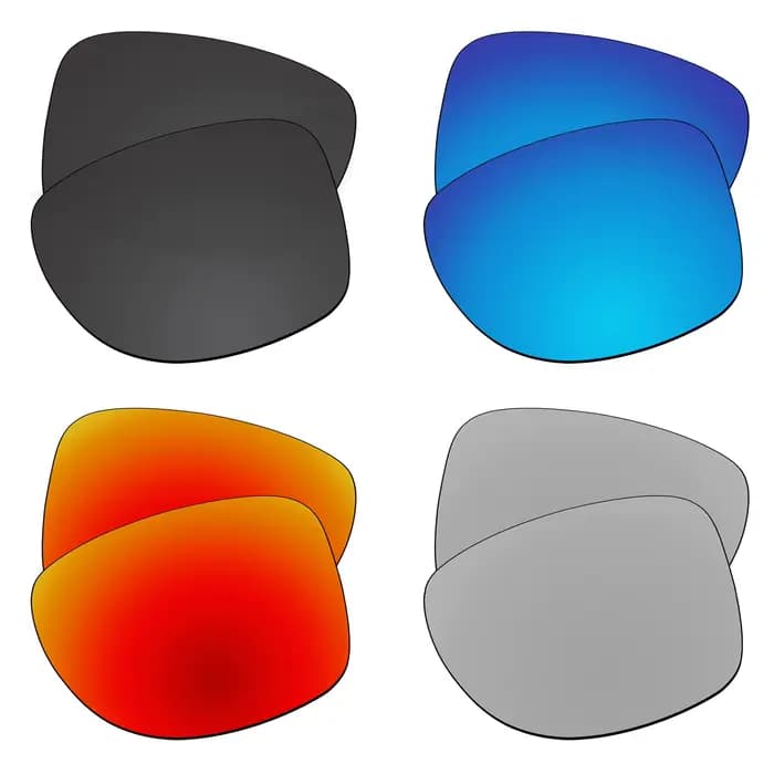SNARK Verres de remplacement polarisés pour lunettes de soleil Oakley Gauge 8 L OO4124-62mm