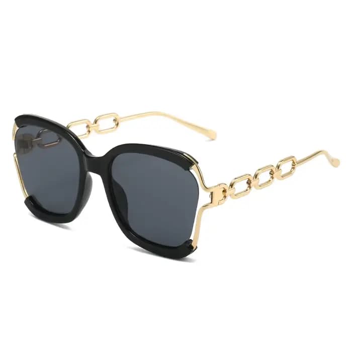Lunettes de soleil carrées de luxe pour femmes
