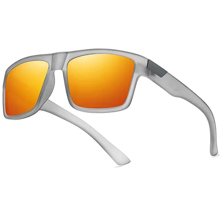 Lunettes de soleil vintage à rayures colorées