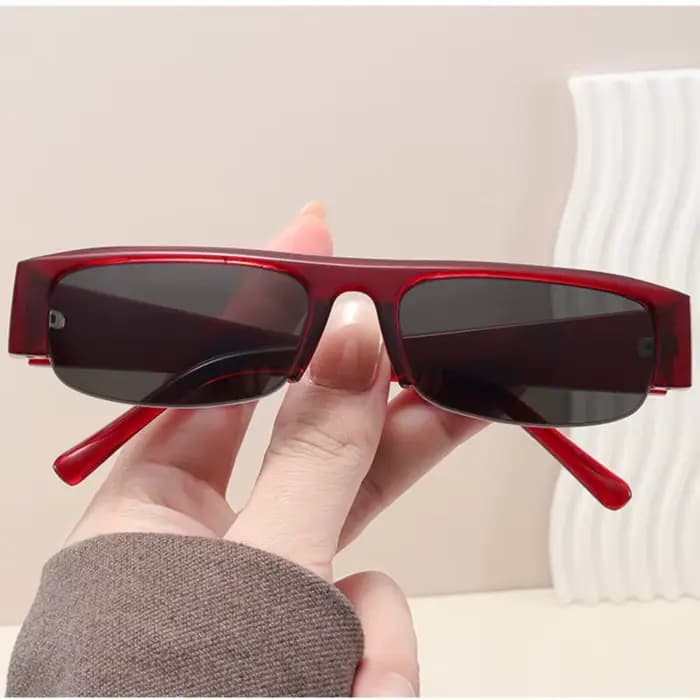 Lunettes de soleil rectangulaires vintage pour femmes