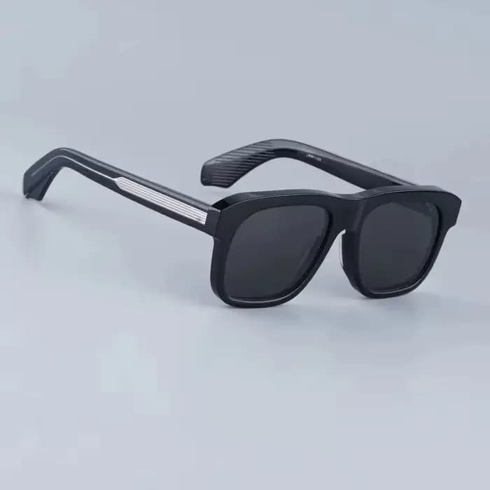 JMM YVES Designer carré fait à la main acétate hommes lunettes de soleil mode Uv400