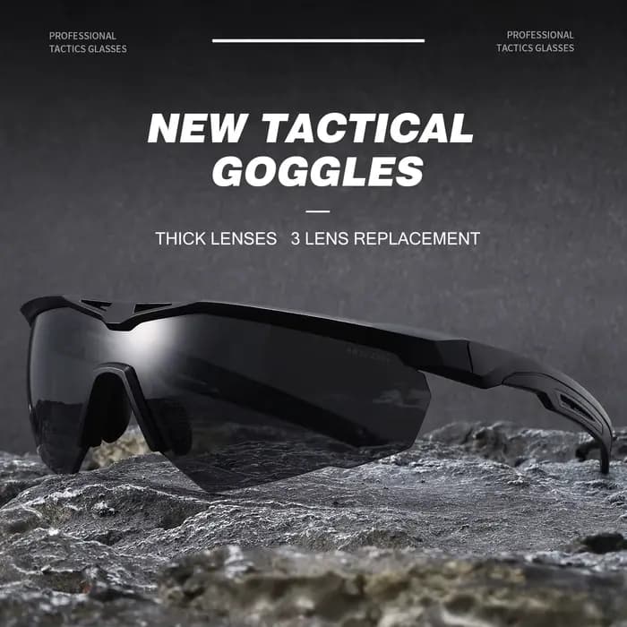 Lunettes tactiques à 3 lentilles CS