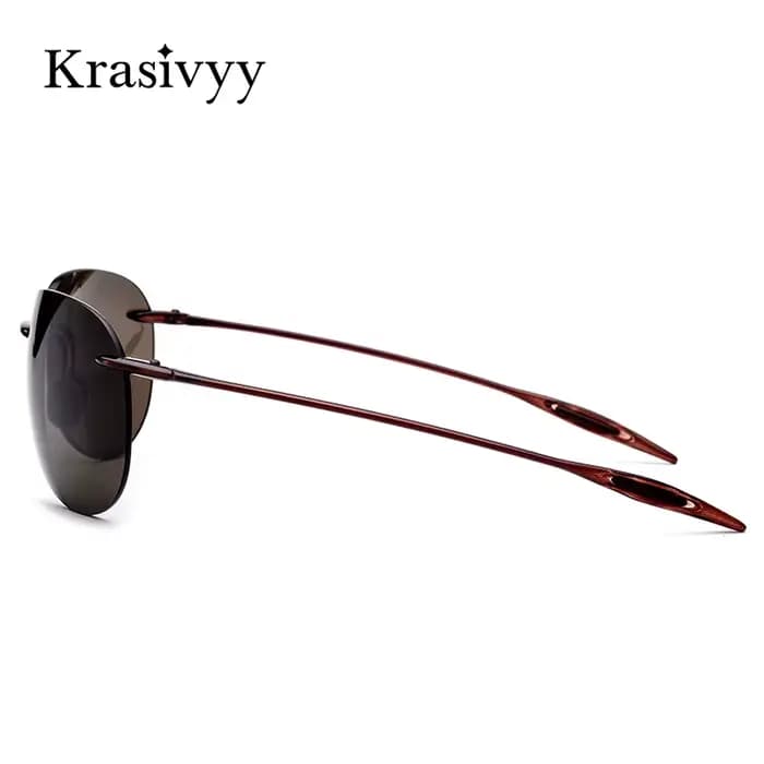 Krasivyy TR90 lunettes de soleil hommes 2025 marque Design lentille en Nylon ultraléger