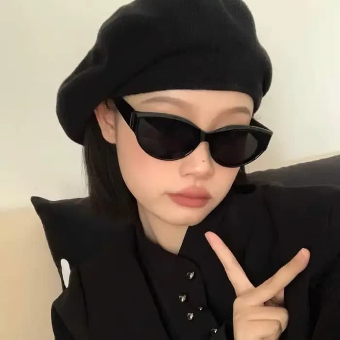 Nouvelles lunettes de soleil œil de chat pour femmes