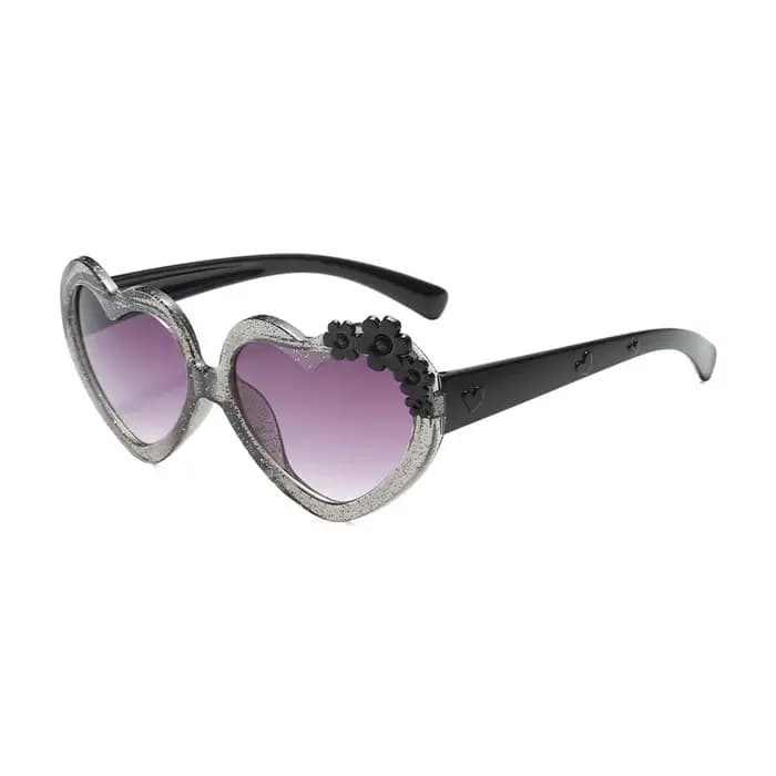 Filles garçons mignon dessin animé fleur lunettes de soleil en plein air Protection solaire enfants belles