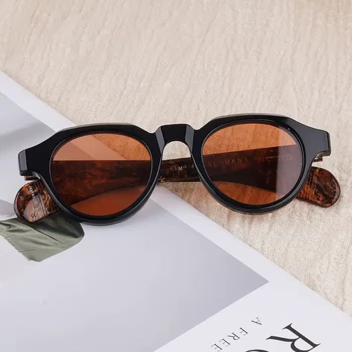 JMM KELLERMAN Lunettes de soleil rondes à la mode