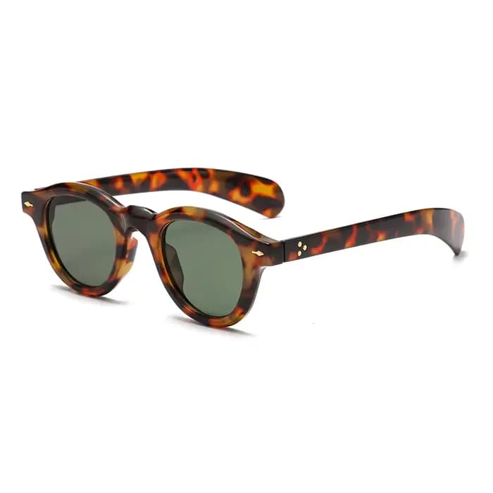 Lunettes de Camping ovales imprimées léopard