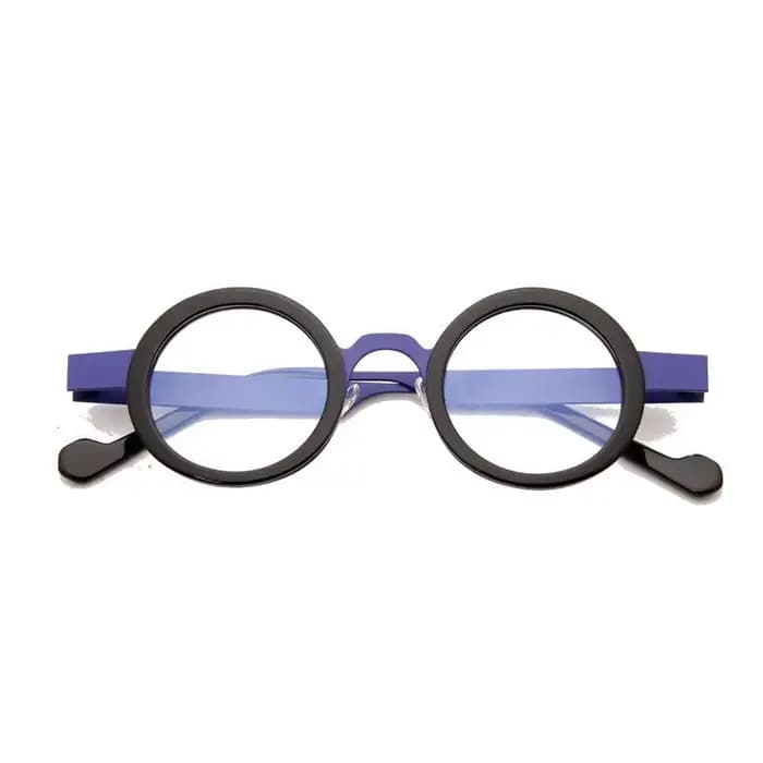 Lunettes optiques en acétate métallique à jante complète à dioptrie haute