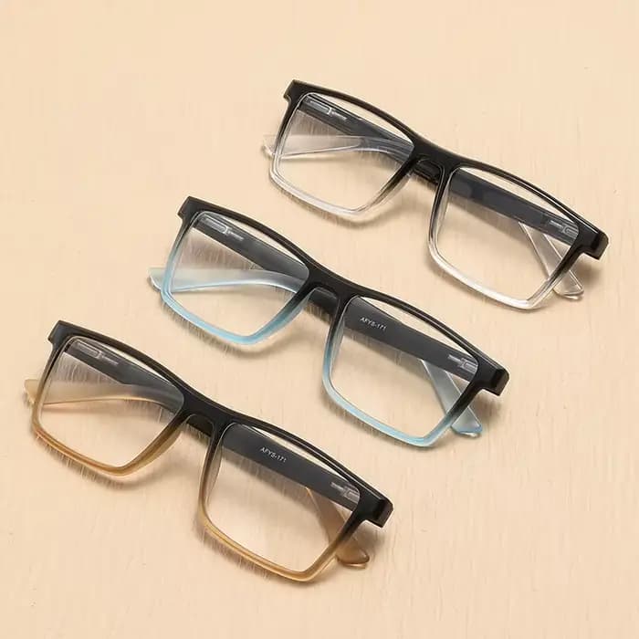 Lunettes de lecture bleues dégradées pour hommes et femmes