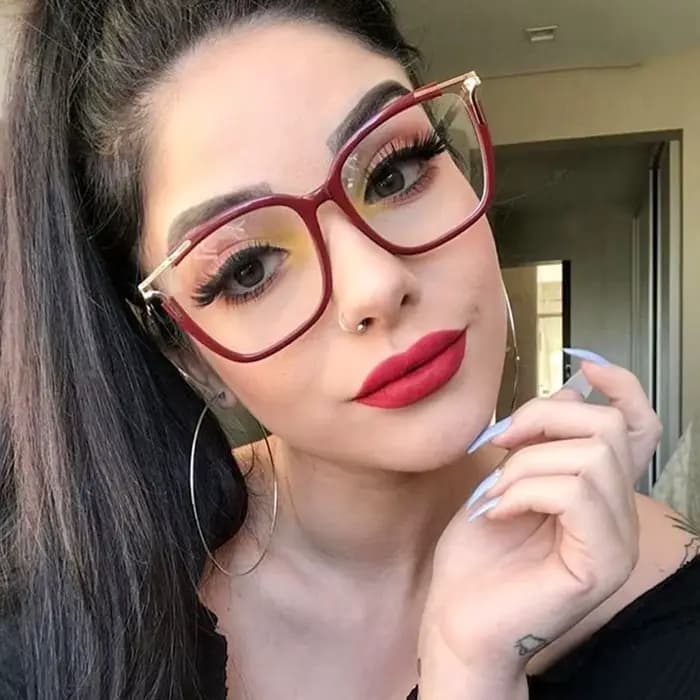 Lunettes de vue carrées pour femmes