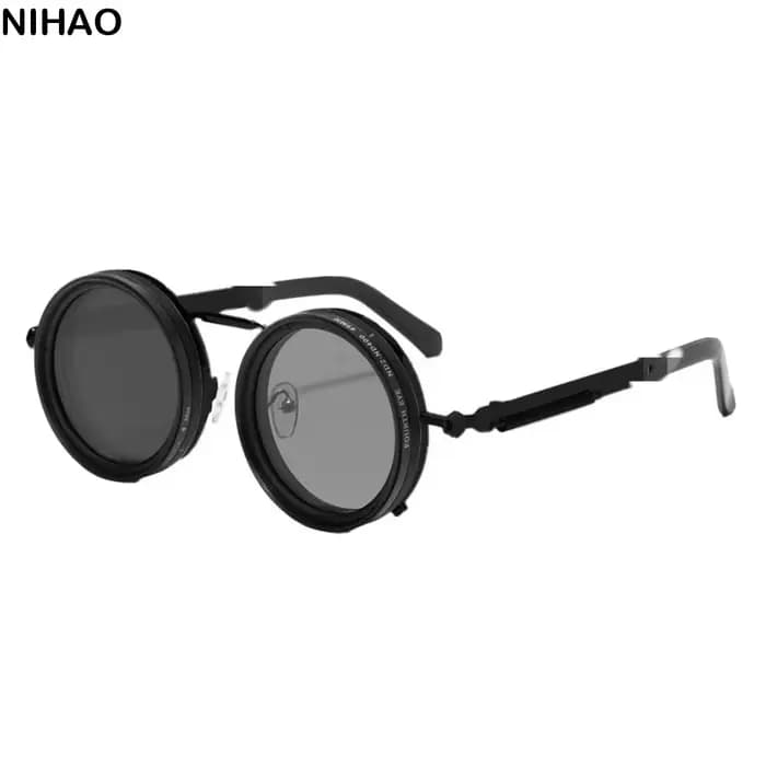 Lunettes de soleil de pêche à monture ronde