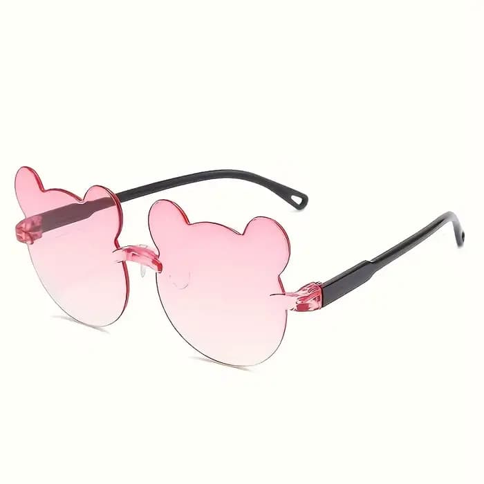 6 pièces de lunettes unisexes mignonnes en forme de cœur rond