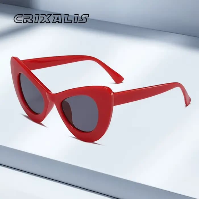 CRIXALIS marque de luxe lunettes de soleil design pour femmes 2025 oeil de chat surdimensionné