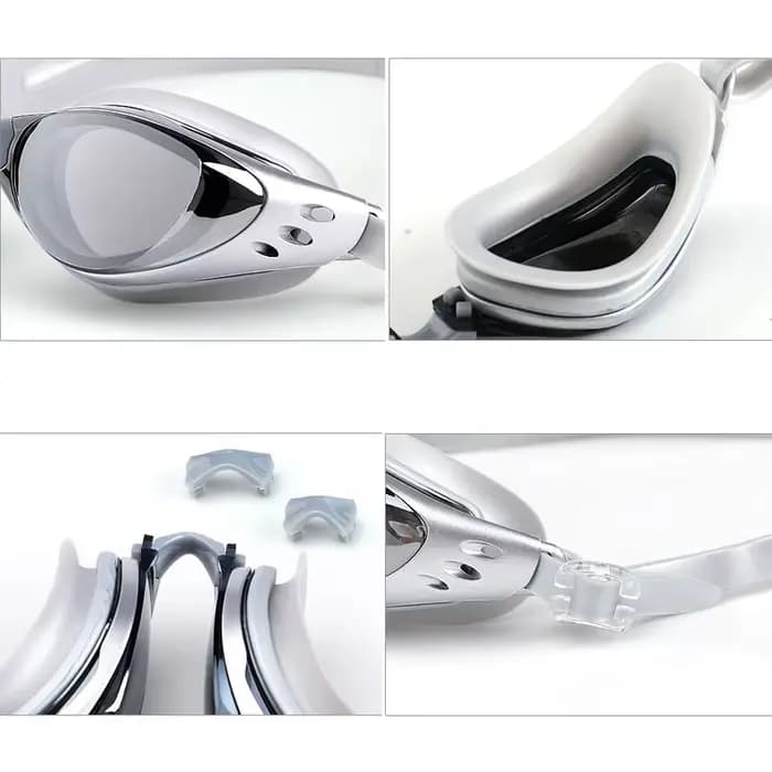 Lunettes de natation myopie adulte professionnel Anti-buée galvanoplastie Natacion hommes femmes
