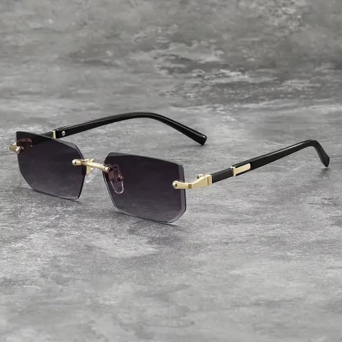 Lunettes de mode rétro à verres dégradés
