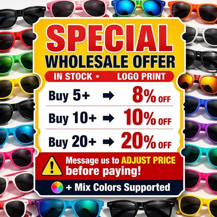Lunettes de soleil personnalisées avec logo