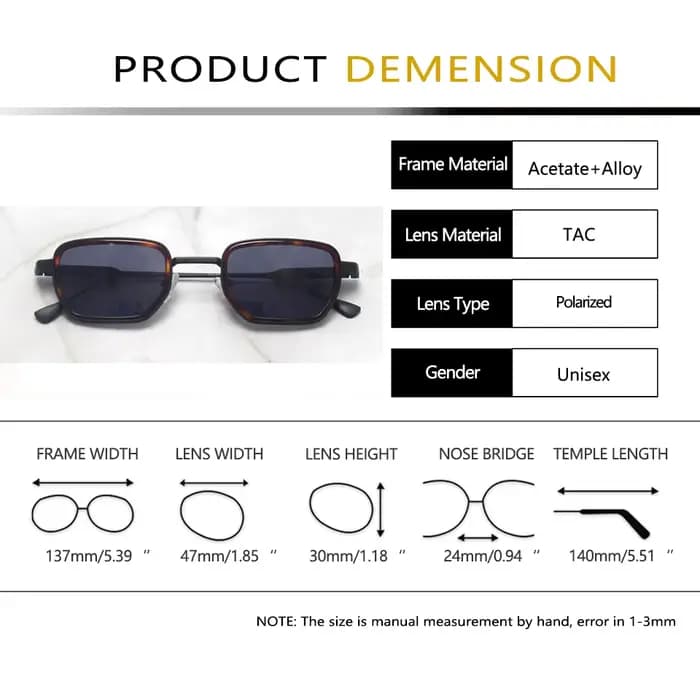 Lunettes de soleil Polairzed de haute qualité pour hommes