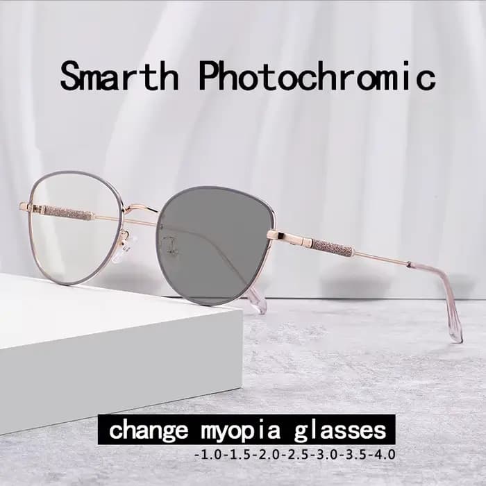 Monture de lunettes pour chat à verres photochromiques