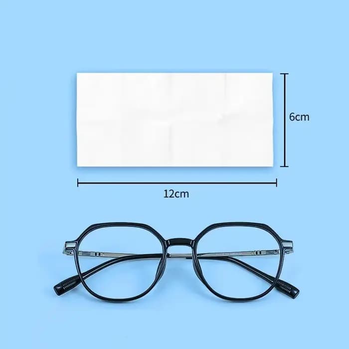 Lingettes nettoyantes pour lentilles, 100 pièces, pour lunettes de soleil, pour écran de téléphone portable, pré-humidifiées, emballées individuellement, sans rayures