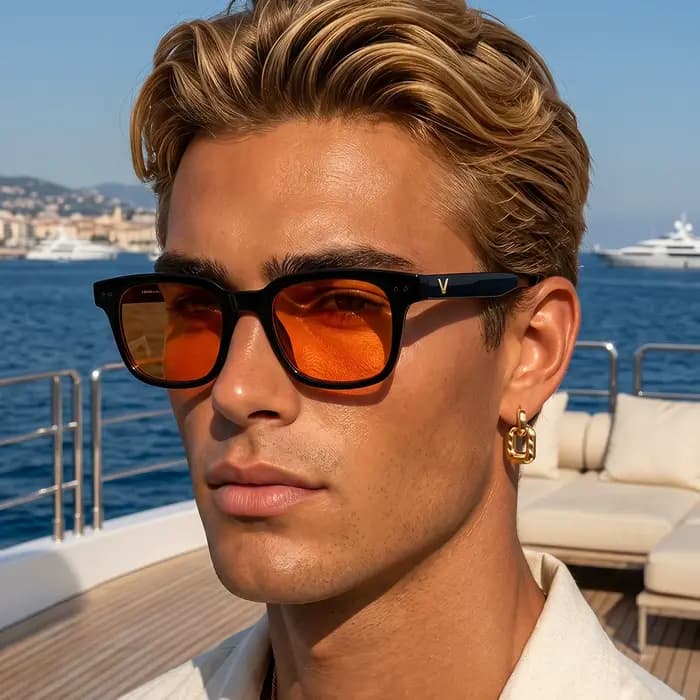 1 paire de lunettes de soleil pour hommes