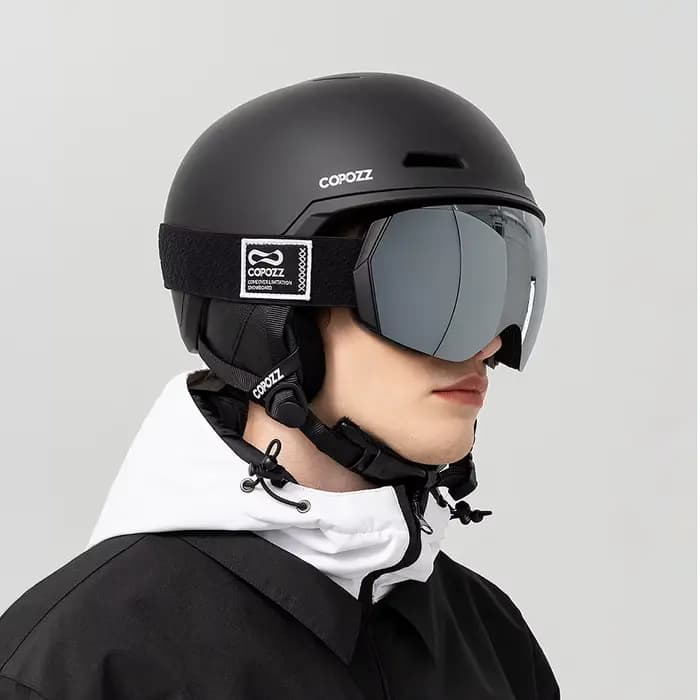 COPOZZ hiver Ski Snowboard casque semi-couvert Anti-impact