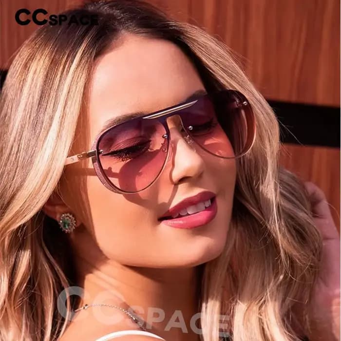Lunettes de soleil roses vintage pour femmes