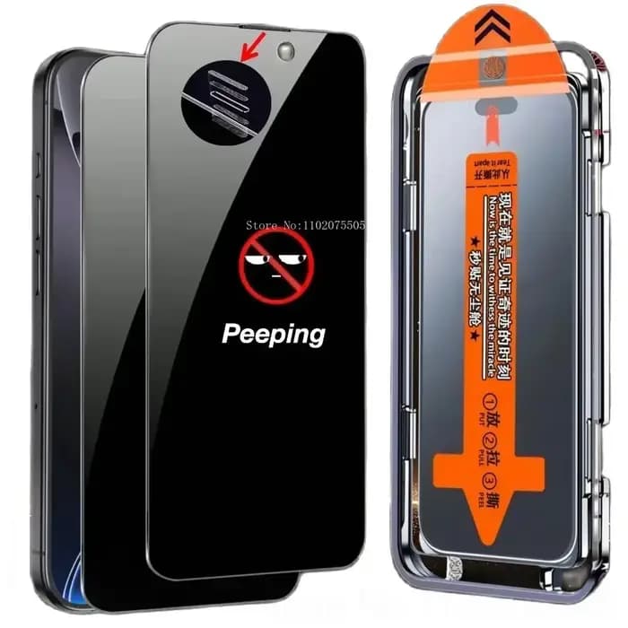 Film en verre trempé Anti-espion pour IPhone 17 Pro Max 17 protecteur d'écran Air pour IPhone 17 Pro Max étui Anti-éblouissement verre amical