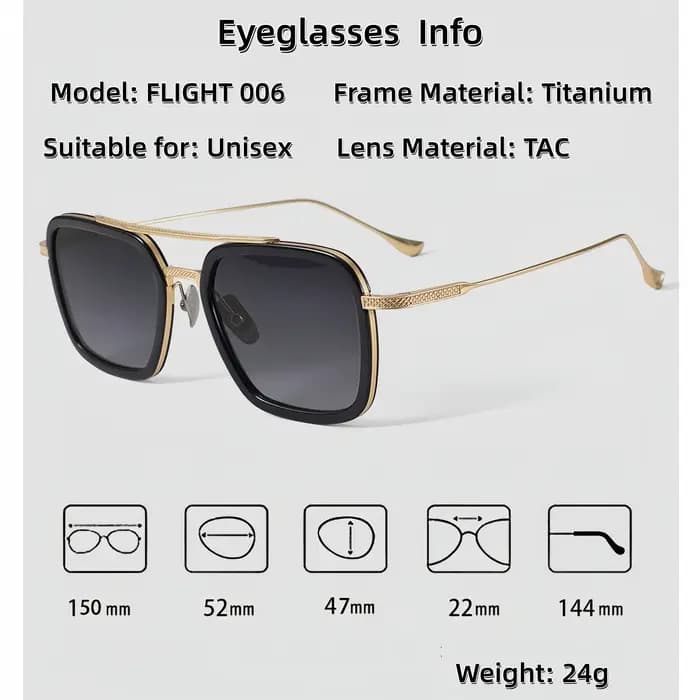 Lunettes de soleil surdimensionnées style DITA