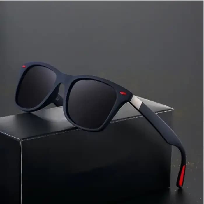 Lunettes de soleil de sport à monture carrée pour hommes et femmes pour la conduite en plein air