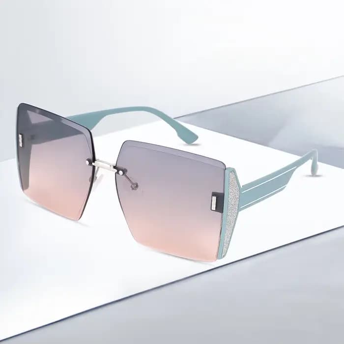 Lunettes de soleil carrées Vintage pour femmes