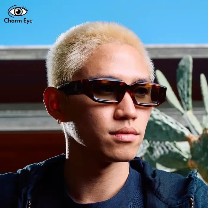 Lunettes de soleil vintage en acétate écaille de tortue pour hommes et femmes
