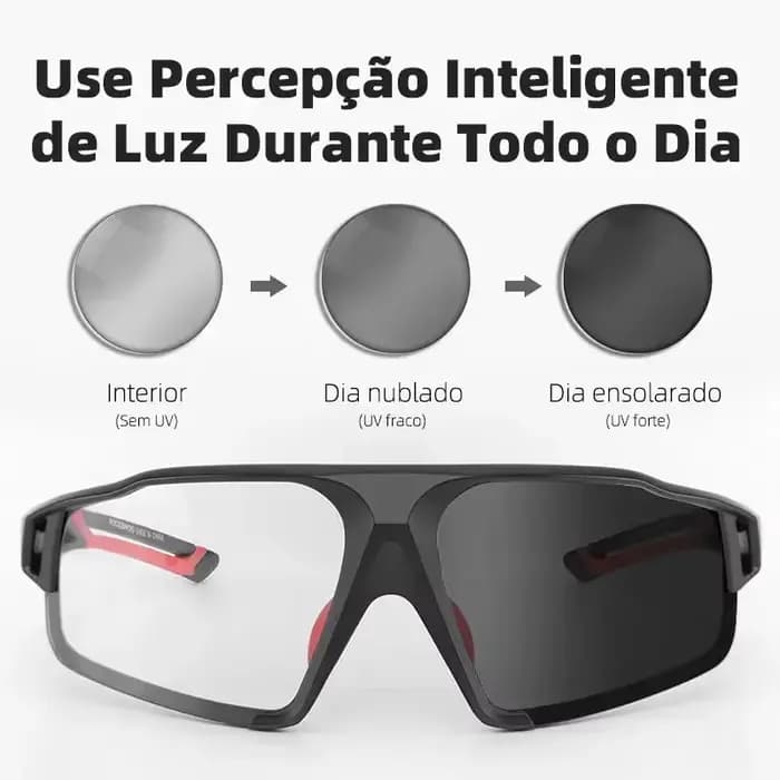 Lunettes de soleil photochromiques pour homme