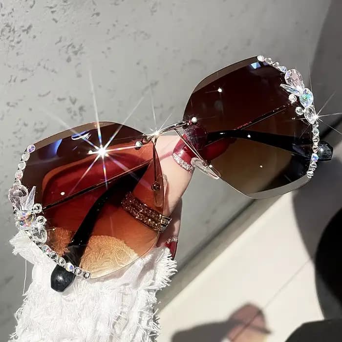 Lunettes de soleil en biscuits pour femmes