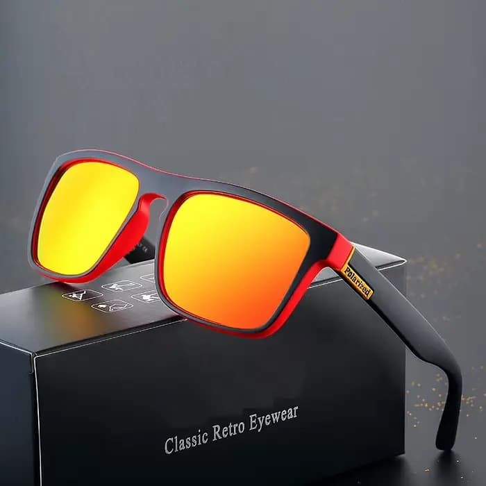 Lunettes de soleil polarisées de marque de styliste pour hommes