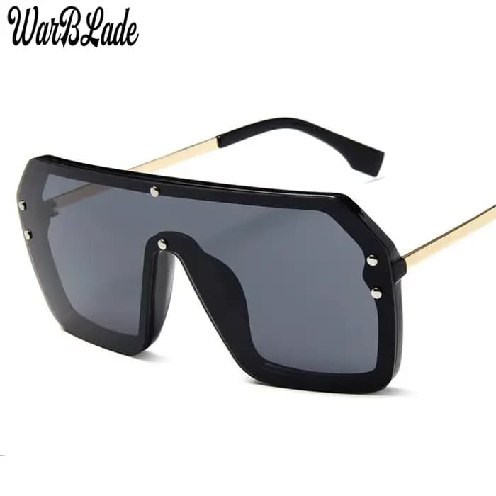 WarBLade – lunettes de soleil carrées surdimensionnées pour hommes et femmes