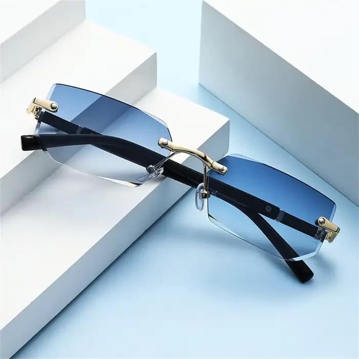 2025 lunettes de soleil sans monture à la mode pour hommes femmes