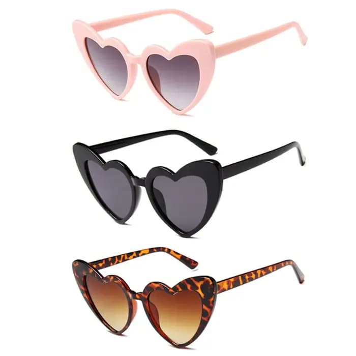 Lunettes de soleil vintage Love Coussins pour femmes