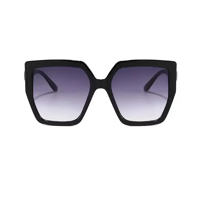 Lunettes de soleil carrées surdimensionnées Vintage pour femmes et hommes